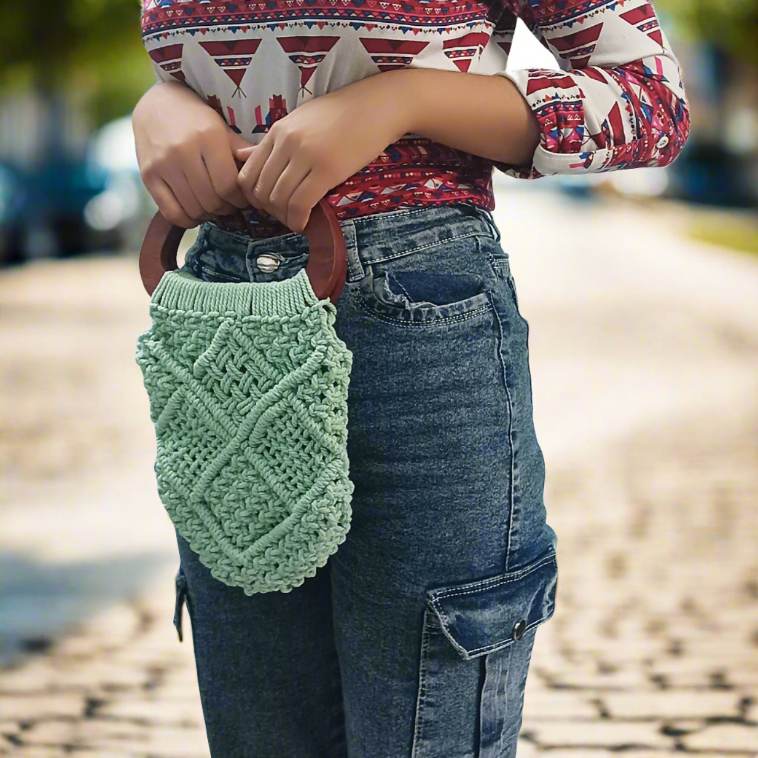 CROCHET PATTERN MINIMEALBA Crochet Bag Pattern Raffia Bag crochet purse woman bag shopping bag