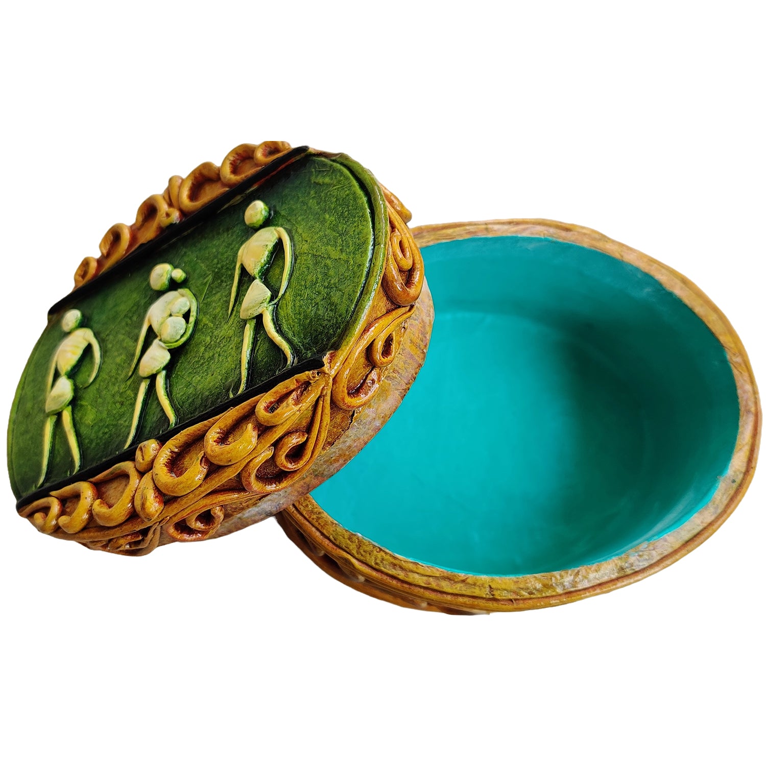 Paper Mache Pipili Art Jewellery Box