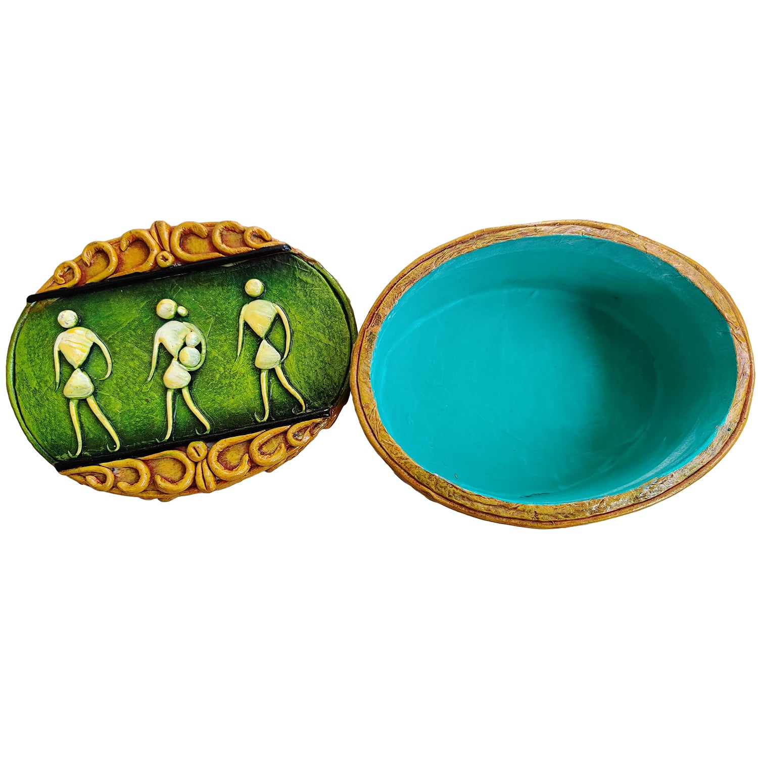 Paper Mache Pipili Art Jewellery Box