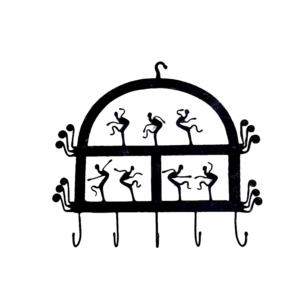 Gond Metal Art Wrought Iron Musical Band