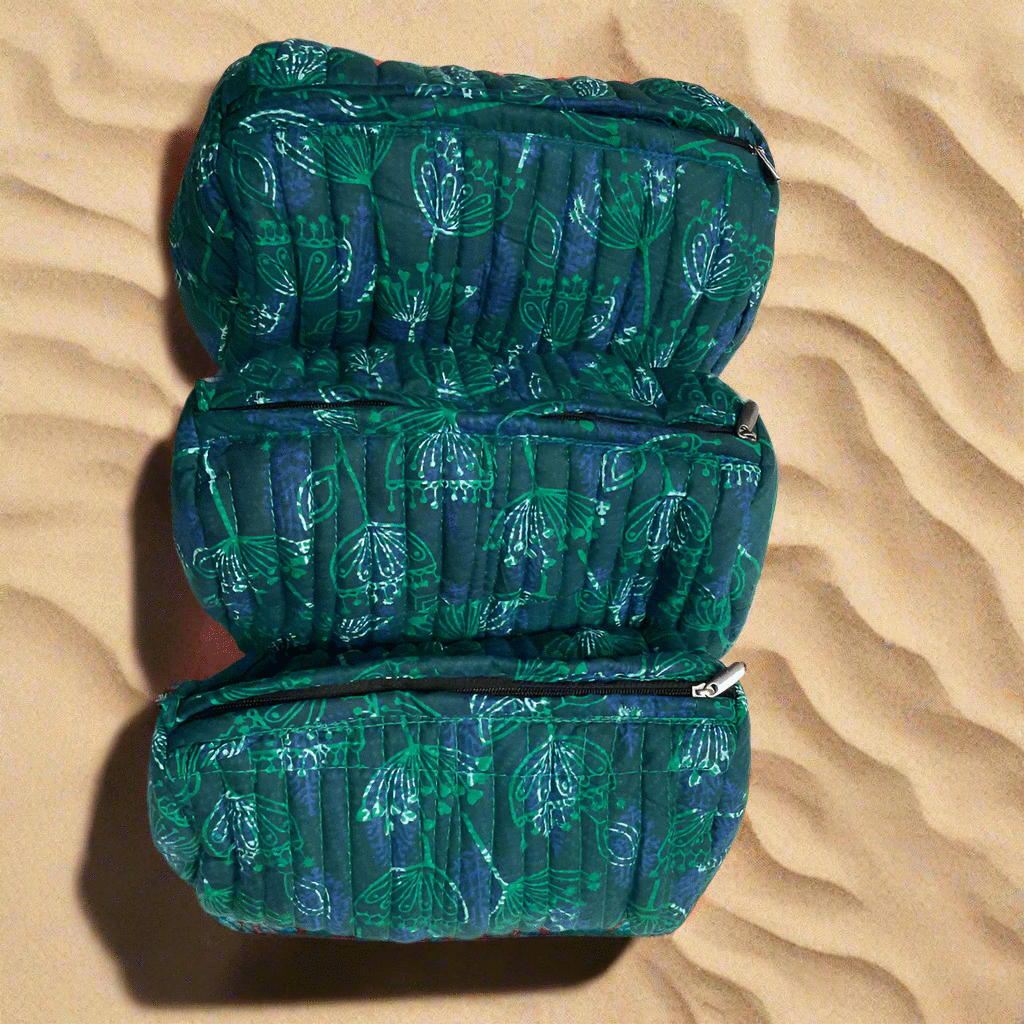 Set Of Three Multi Purpose Toiletry Bags