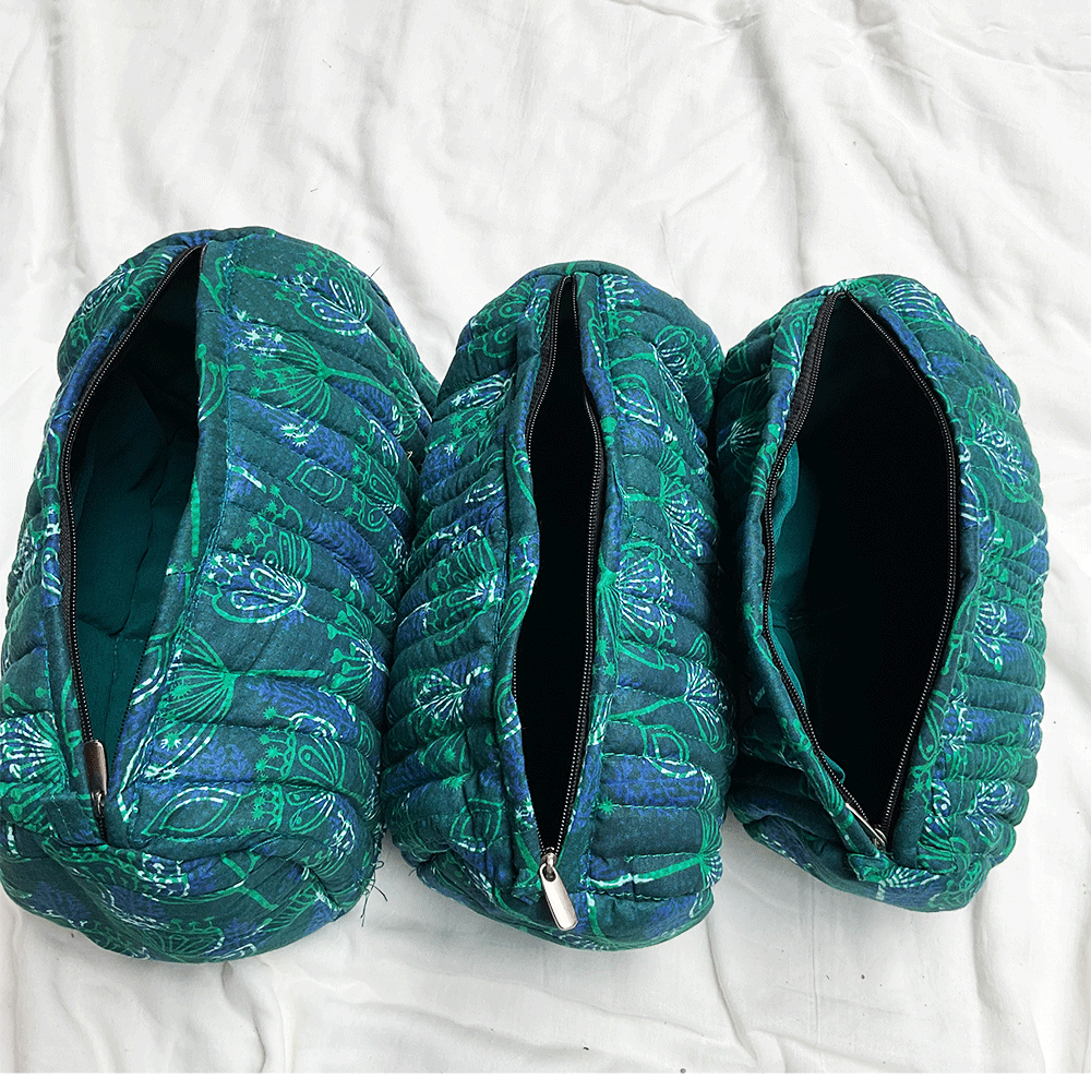 Set Of Three Multi Purpose Toiletry Bags