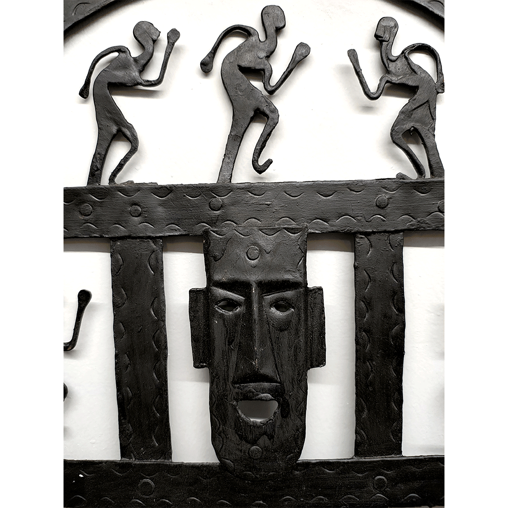 Gond Metal Art Wrought Iron Musical Band