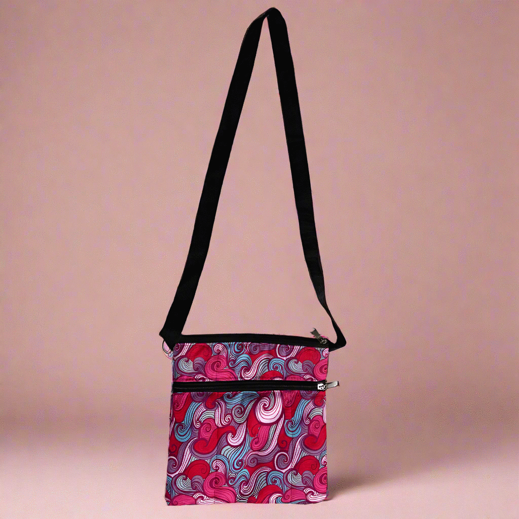 Canvas Sling bag for Women & kids ,Cross body Phone bag ,Mobile sling bag