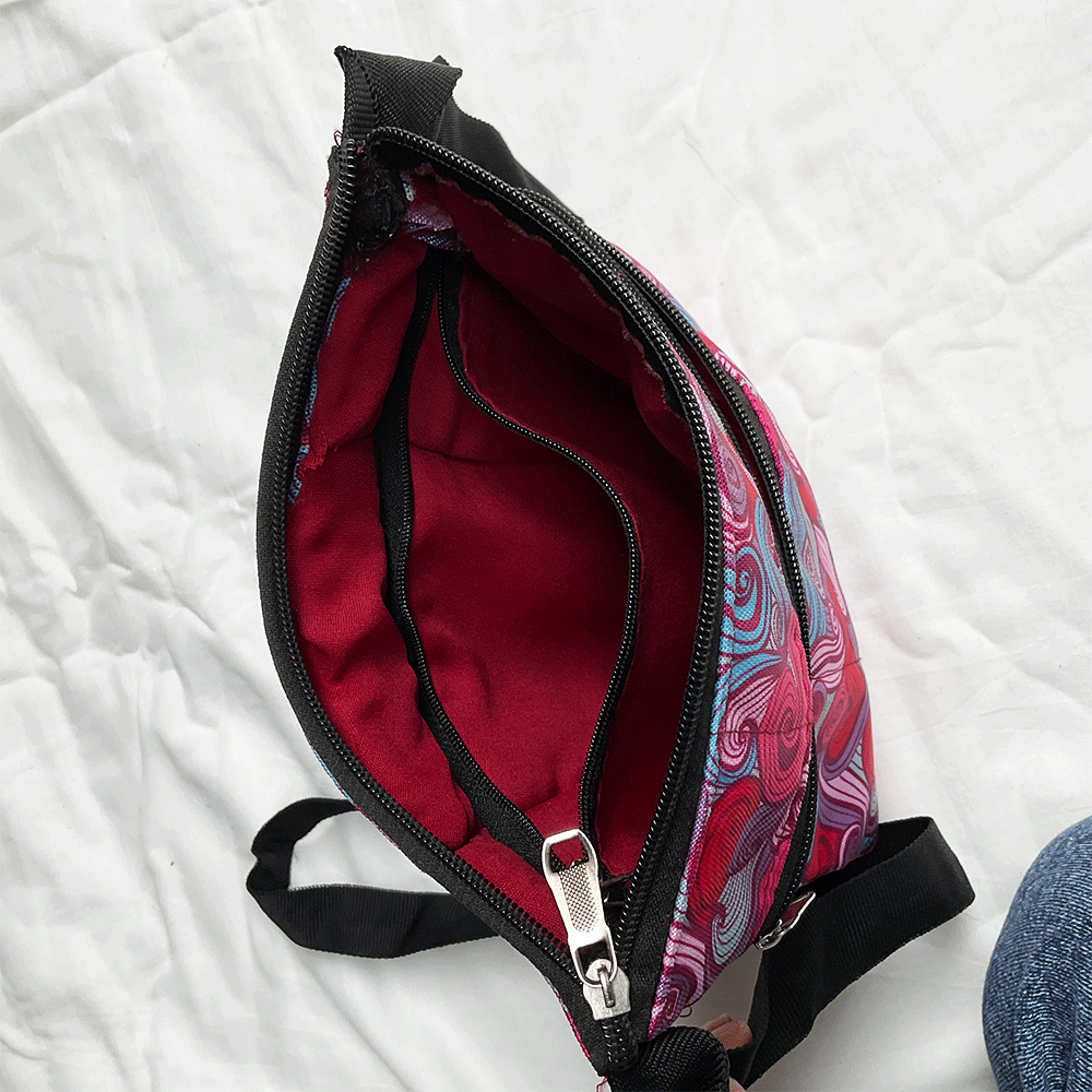 Canvas Sling bag for Women & kids ,Cross body Phone bag ,Mobile sling bag