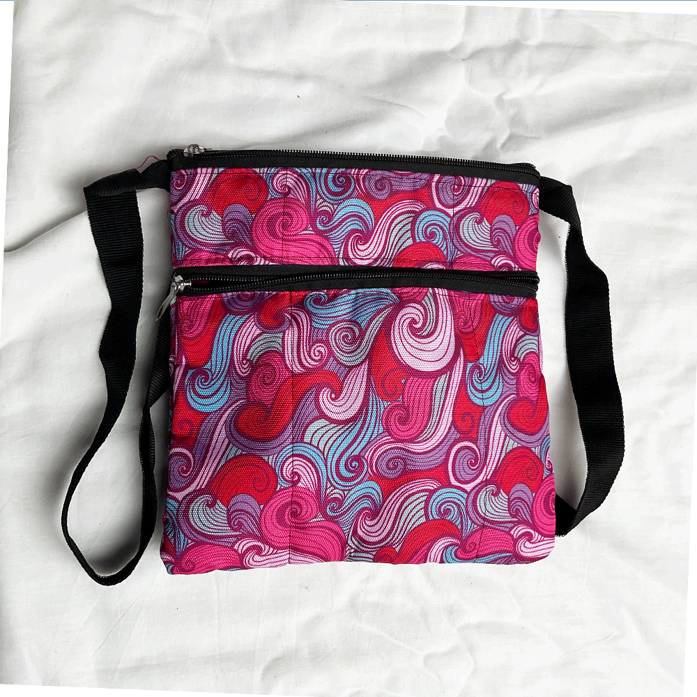 Canvas Sling bag for Women & kids ,Cross body Phone bag ,Mobile sling bag