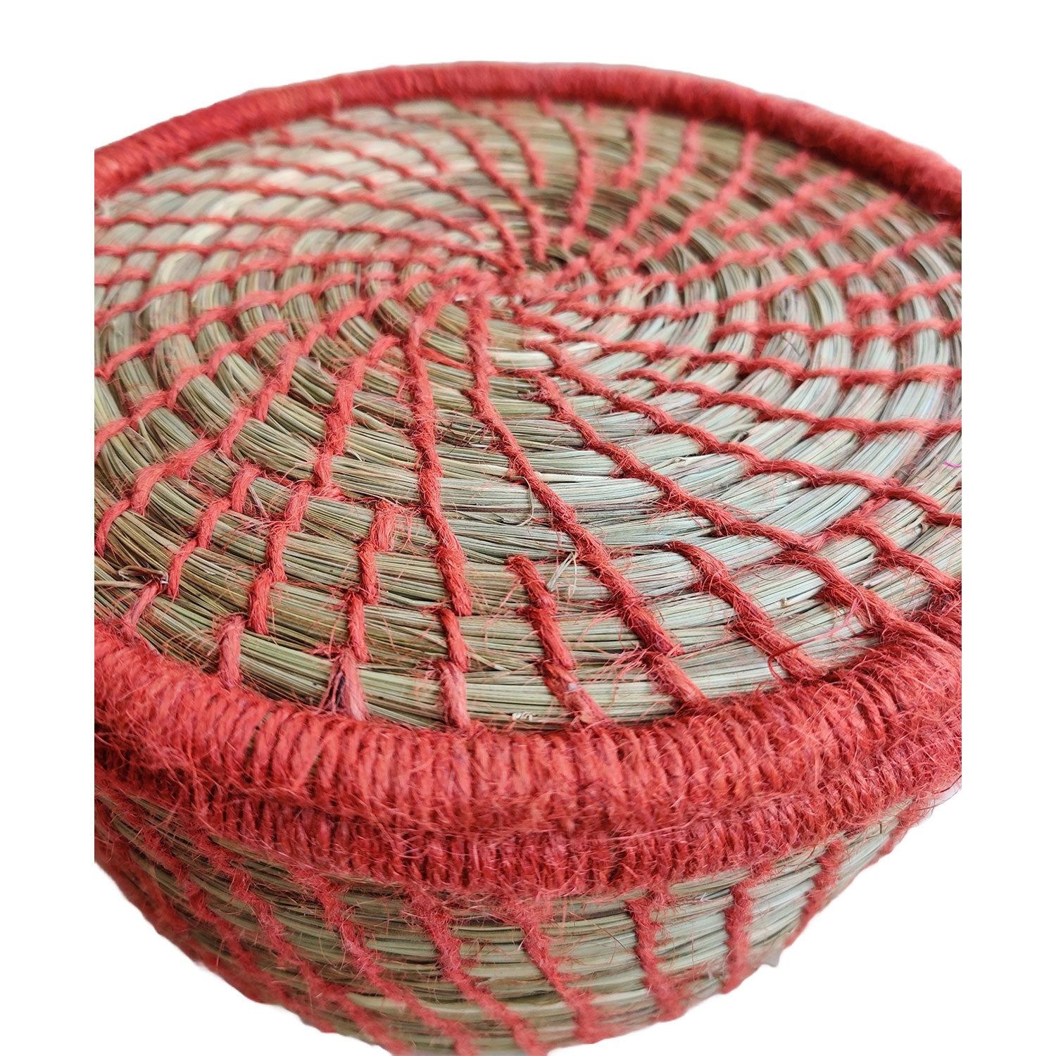 Roti Baskets Made Of Sabai Grass With  Lid