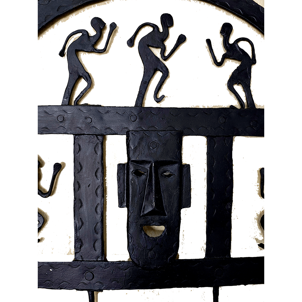 Gond Metal Art Wrought Iron Musical Band