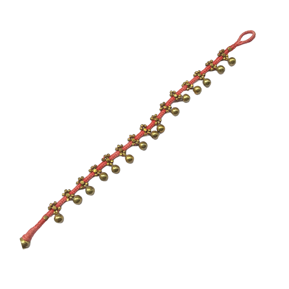 Brass beaded Crafted Tribal earings handmade in Karamul, Orissa