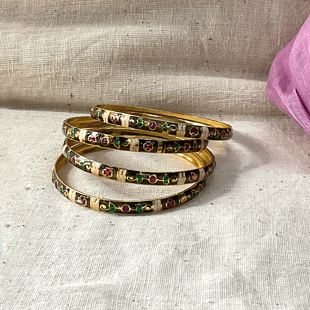 Jewellery Gold Plated Fancy- Fashionable Brass Bangles For Women