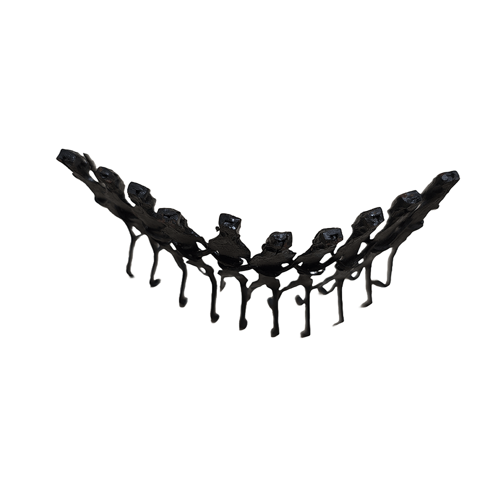 Dhokra art handcrafted  group of 10 tribal dance made of iron