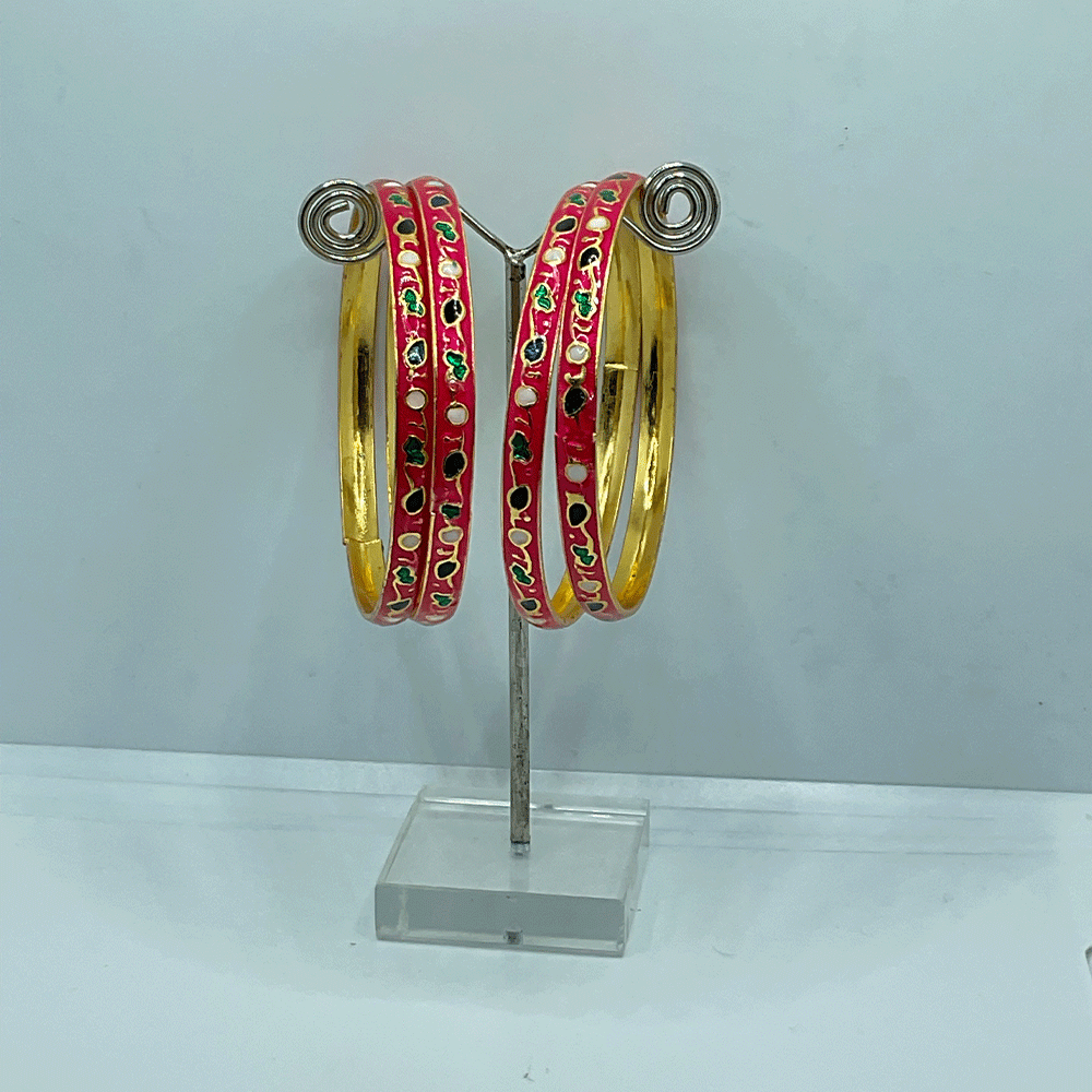 Jewellery Gold Plated Fancy- Fashionable Brass Bangles For Women