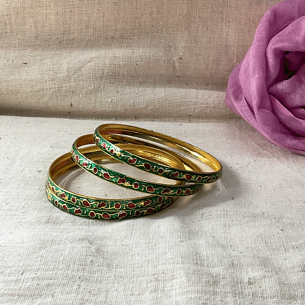 Jewellery Gold Plated Fancy- Fashionable Brass Bangles For Women