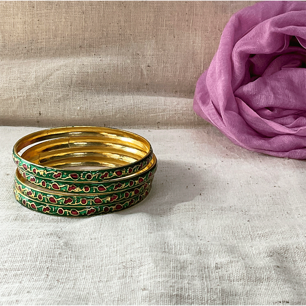 Jewellery Gold Plated Fancy- Fashionable Brass Bangles For Women