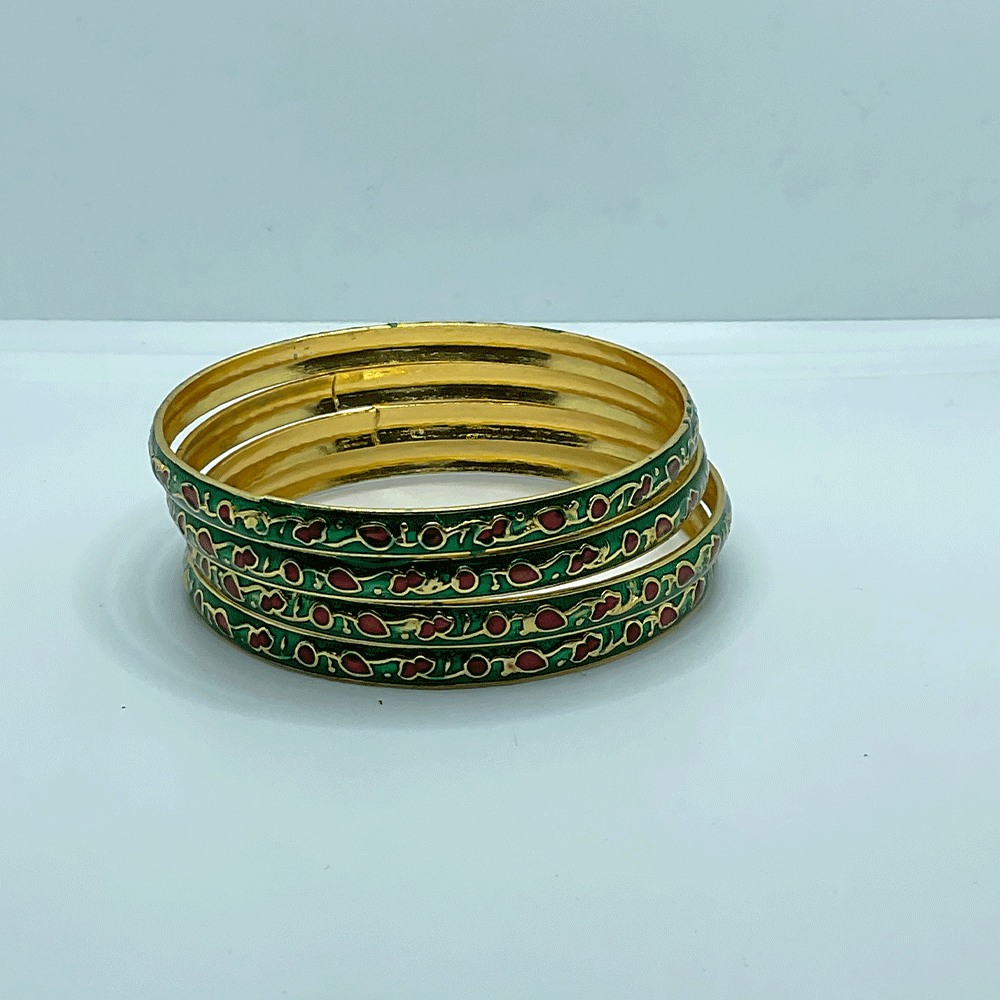 Jewellery Gold Plated Fancy- Fashionable Brass Bangles For Women