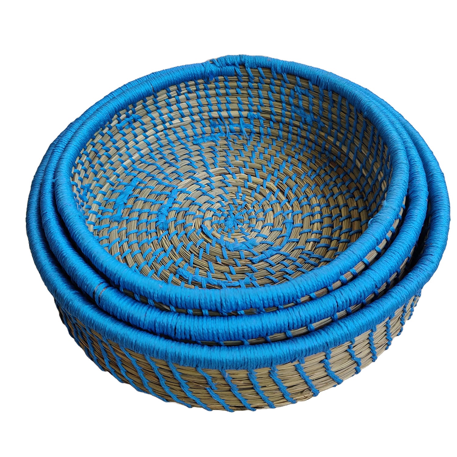 Roti Baskets Made Of Sabai Grass With  Lid