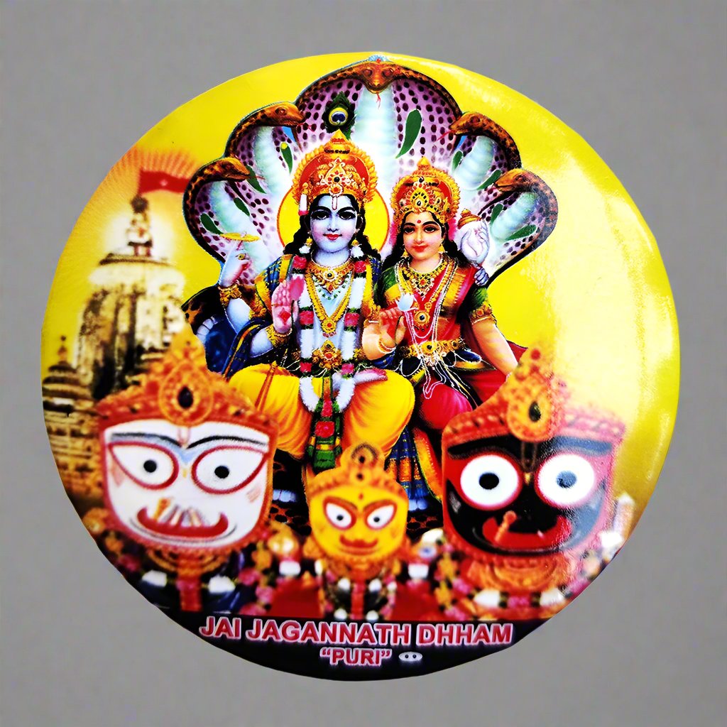 Fridge Magnet vishnu and laxmi 