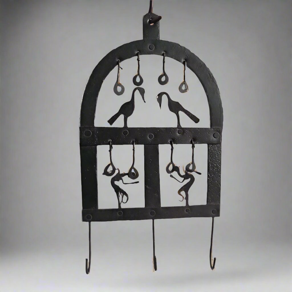 Gond Metal Art Wrought Iron Birds