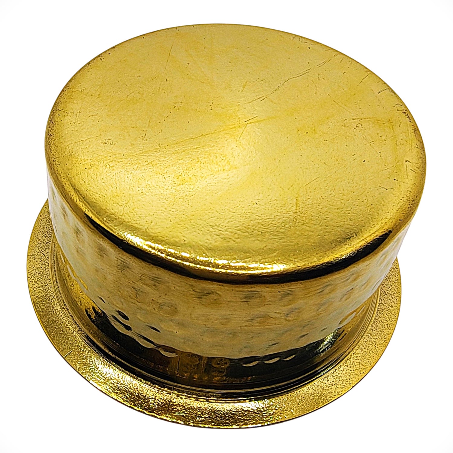 Traditional Brass Coffee Brewing Set of glass and bowl