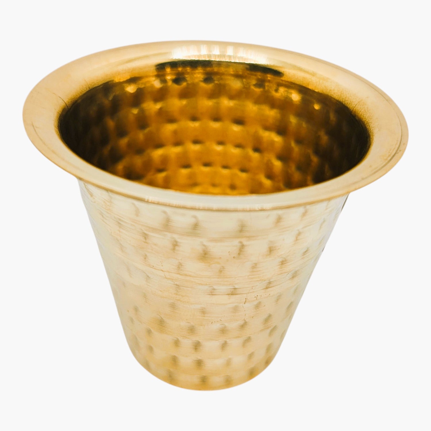 Traditional Brass Coffee Brewing Set of glass and bowl