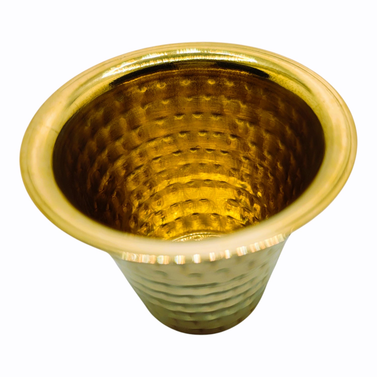 Traditional Brass Coffee Brewing Set of glass and bowl