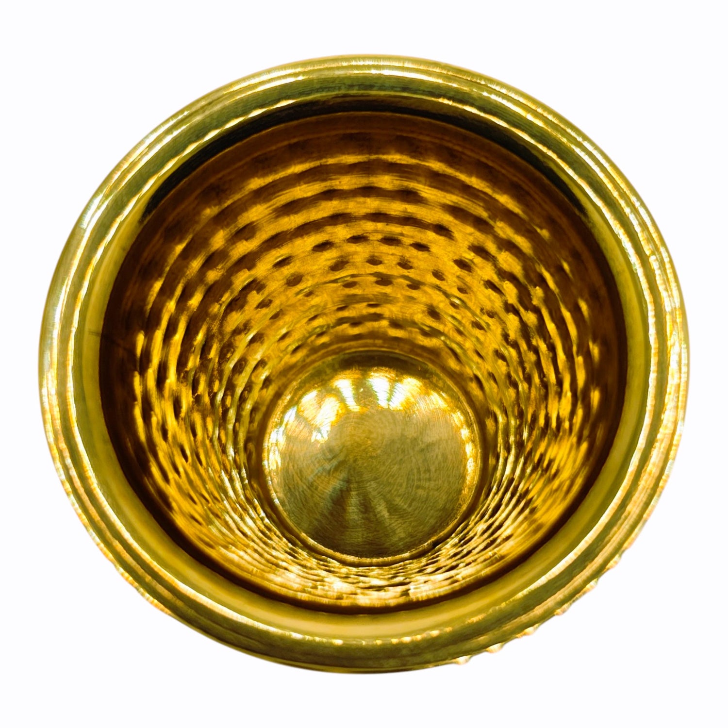 Traditional Brass Coffee Brewing Set of glass and bowl