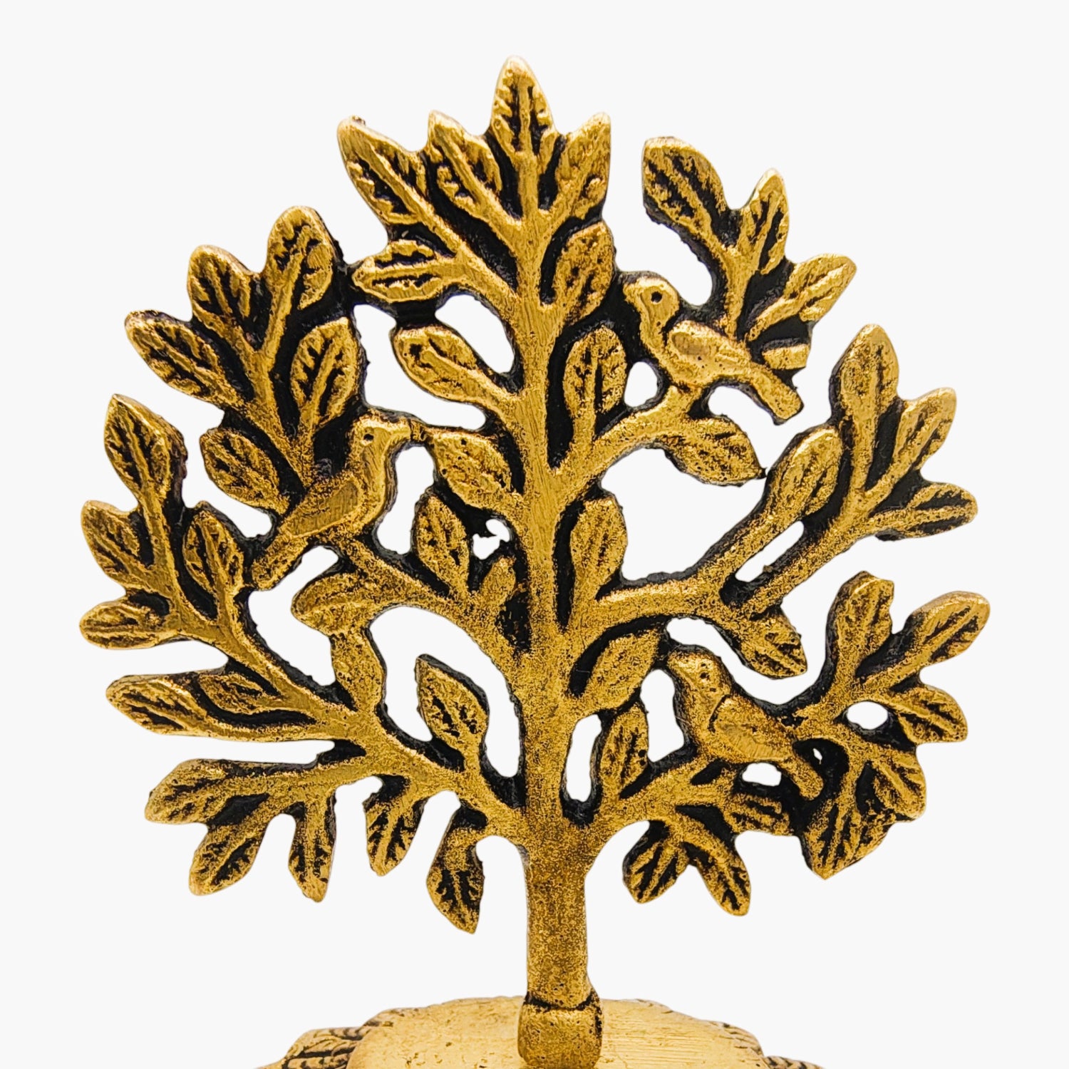 Pure Brass Kalpavriksha karpaga Tree idol with Birds L 2.5X B 2X H 4
