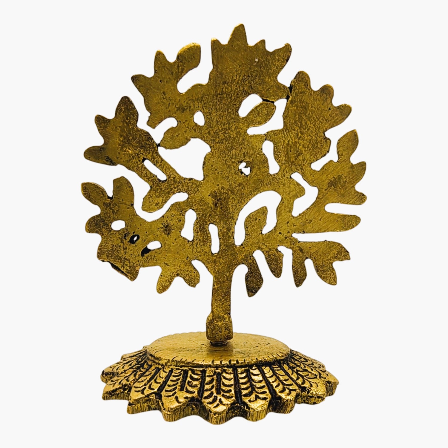 Pure Brass Kalpavriksha karpaga Tree idol with Birds L 2.5X B 2X H 4