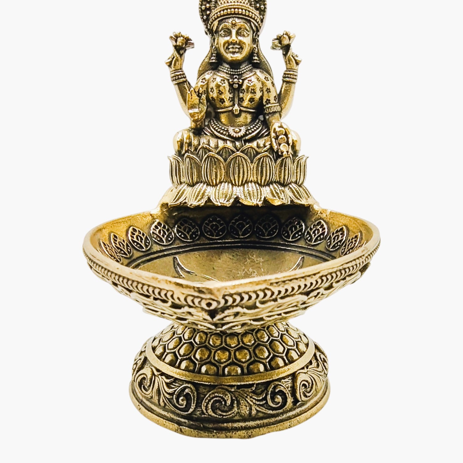 Pure Brass Laxmi Lamp