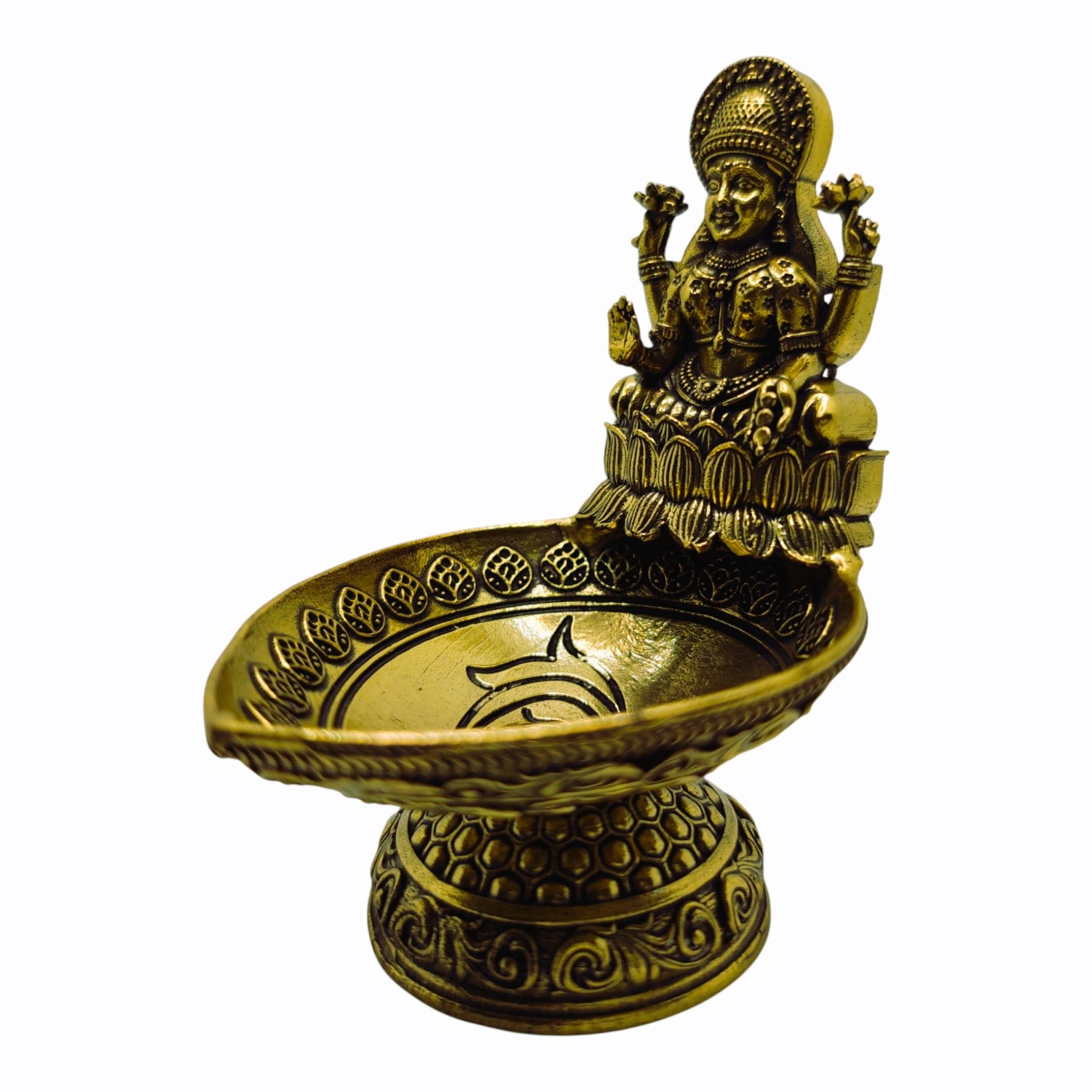 Pure Brass Laxmi Lamp