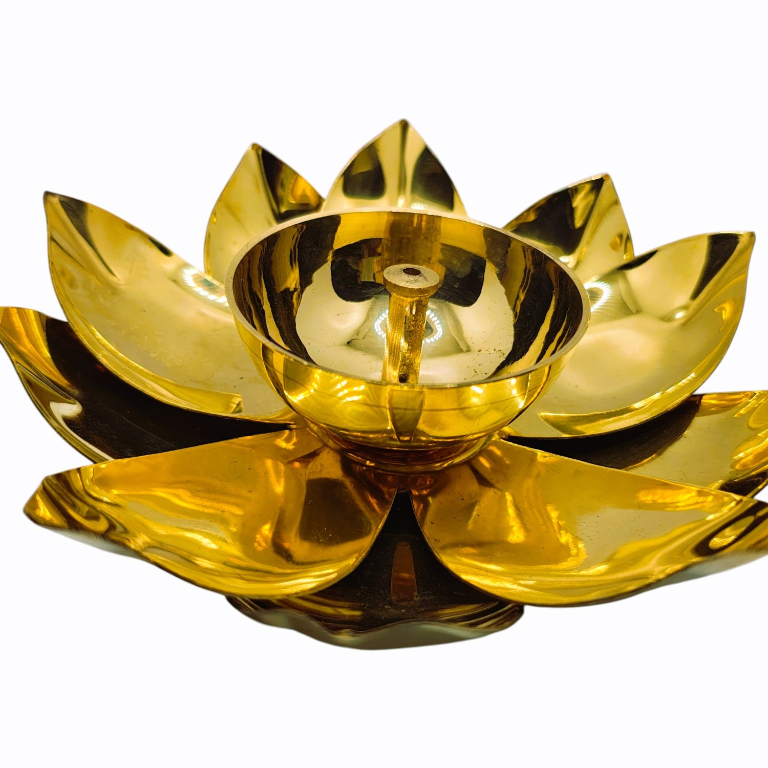 Lotus Lamp made of Pure Brass