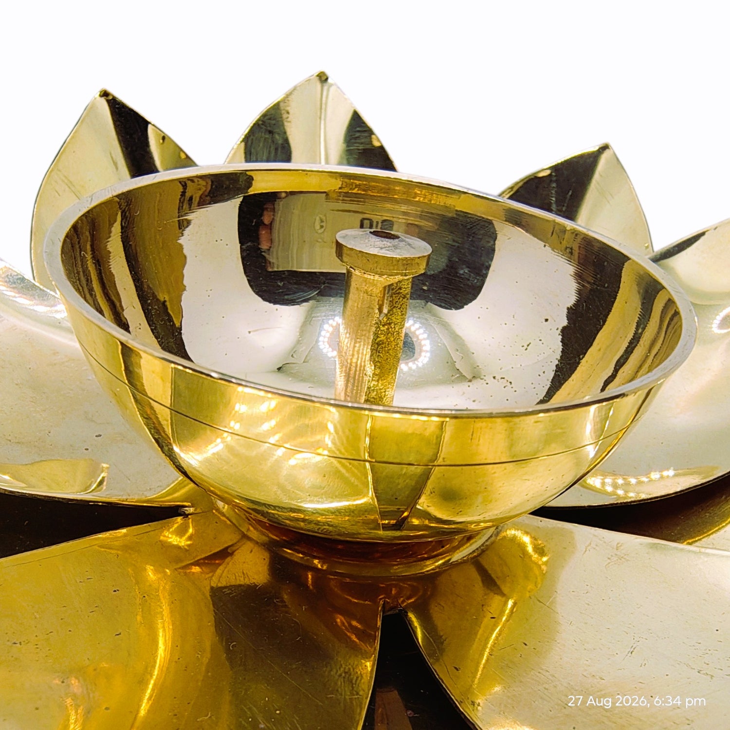 Lotus Lamp made of Pure Brass