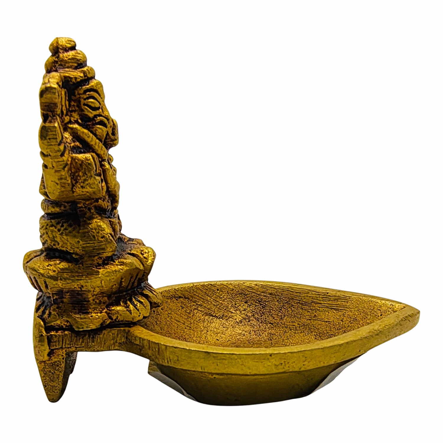 Pure Brass Ganesh Lamp