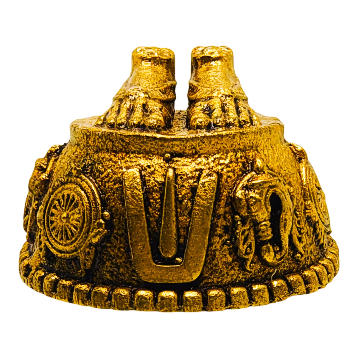 Pure Brass Vishnupadam
