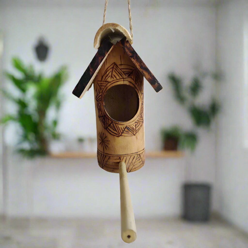 Handcrafted Bamboo Bird House