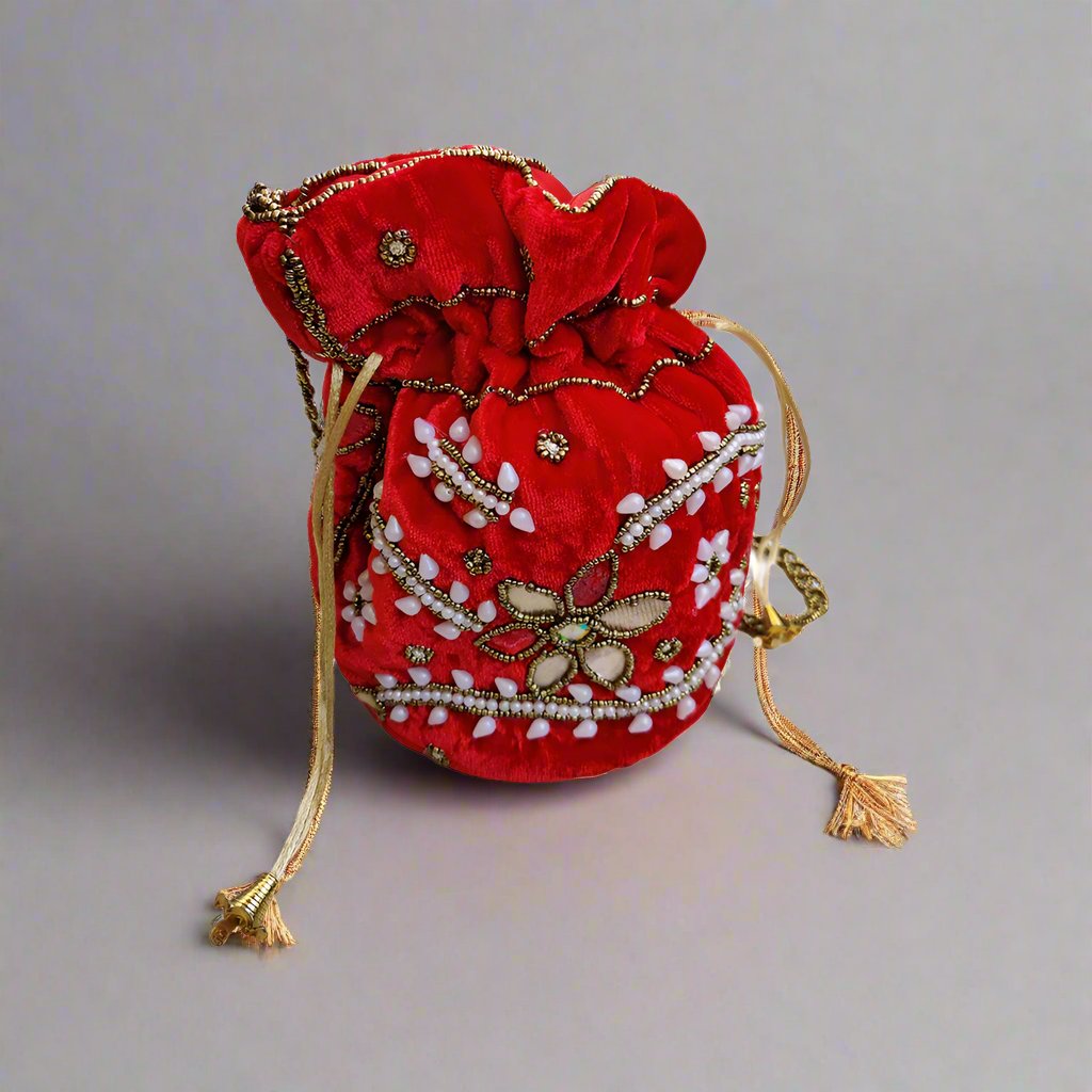 Velvet  Potli Bag