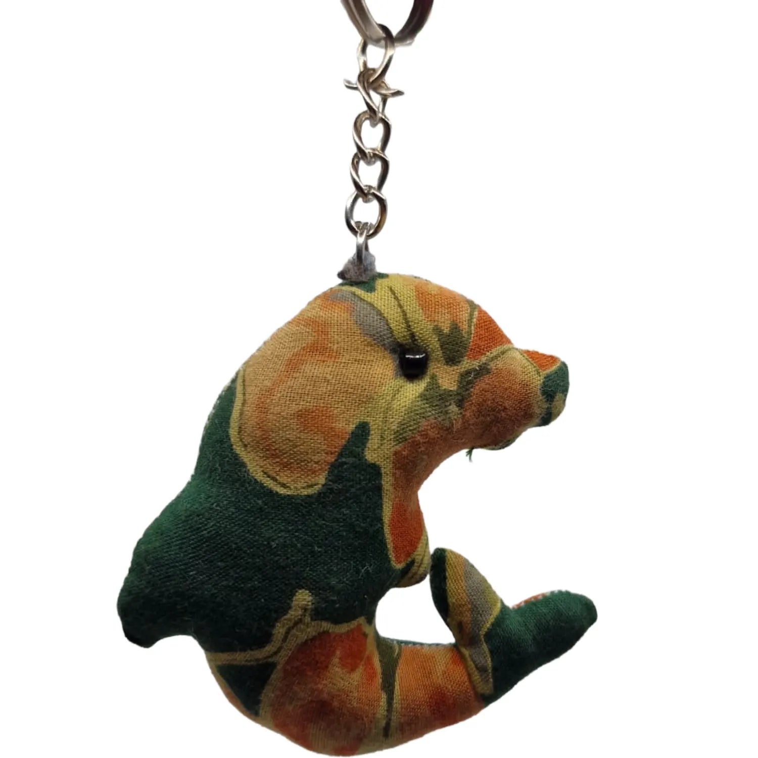 Handcrafted Block Print Fabric Keychains Charm – Set of 6